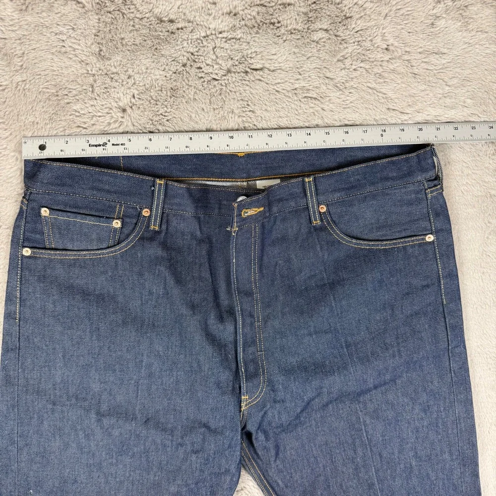 Vtg Levi's 501XX Jeans‎ Dark Denim Straight Mens 42x30 Button Fly Mexico WPL 423